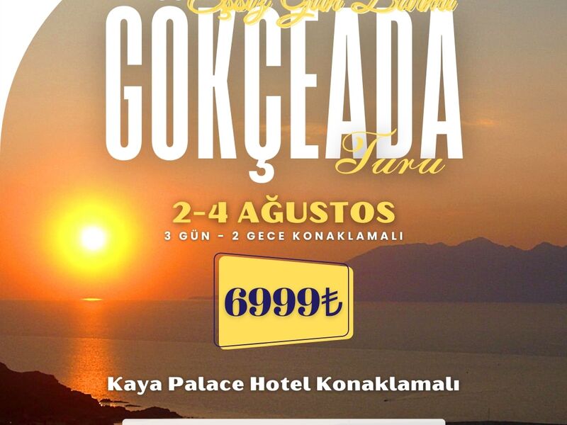 GÖKÇEADA TURU 3GÜN 2GECE