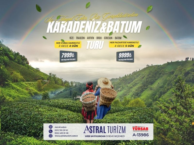 Karadeniz Turu 4 Gece 5 Gün